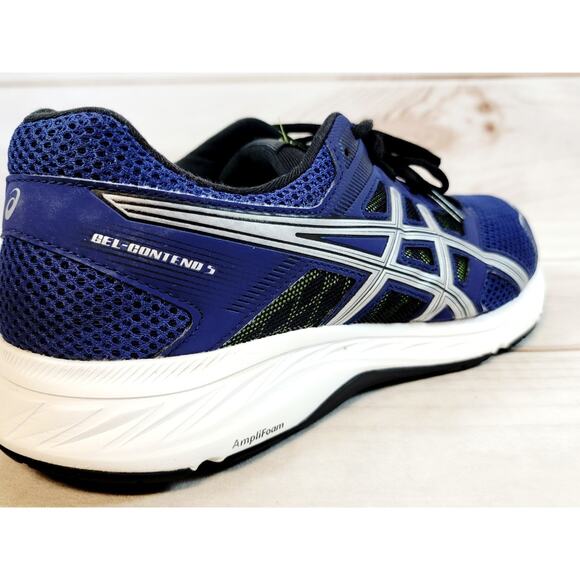 Asics Gel Contend 5 Running Shoe Sneakers Mens Size 10 Extra Wide Blue 1011A252 - Picture 16 of 16